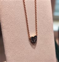 Collana Ticchi Maurizio Donna in Oro rosa Diamante Black 0.16 Ct GR01689 - GR01689